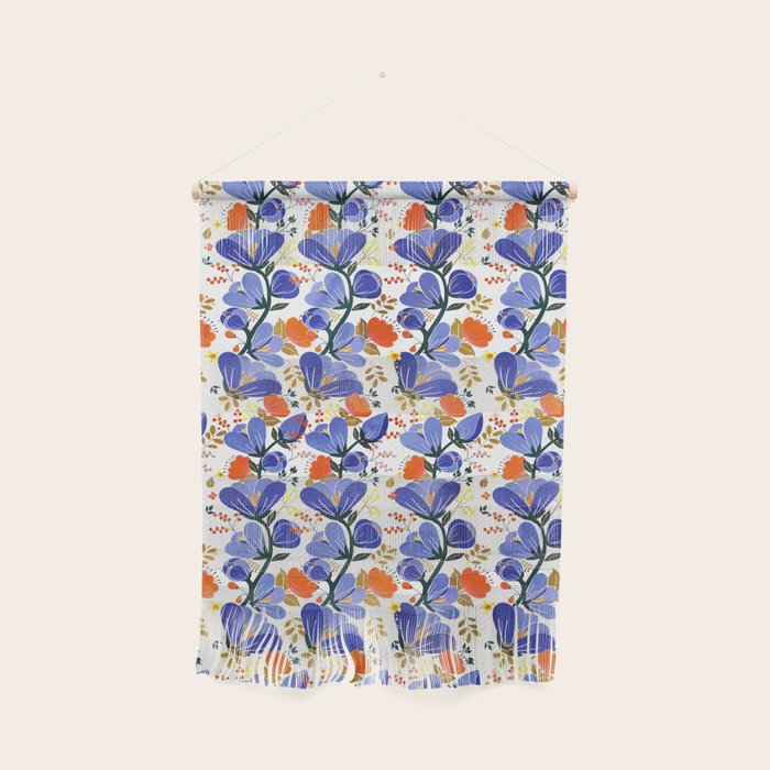 folk spring flowers no2 Wall Hanging Gallery Image 1