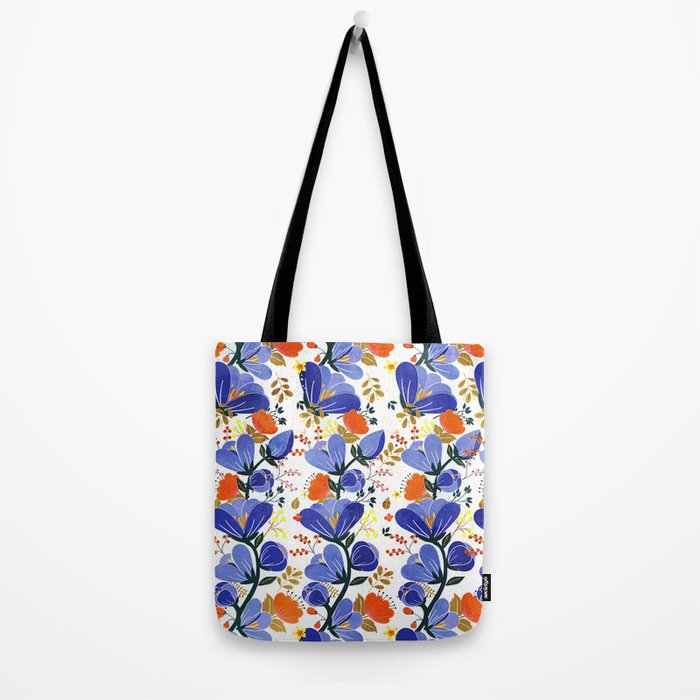 folk spring flowers no2 Tote Bag Gallery Image 2