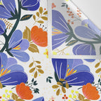 folk spring flowers no2 Wall Tapestry Gallery Image 3