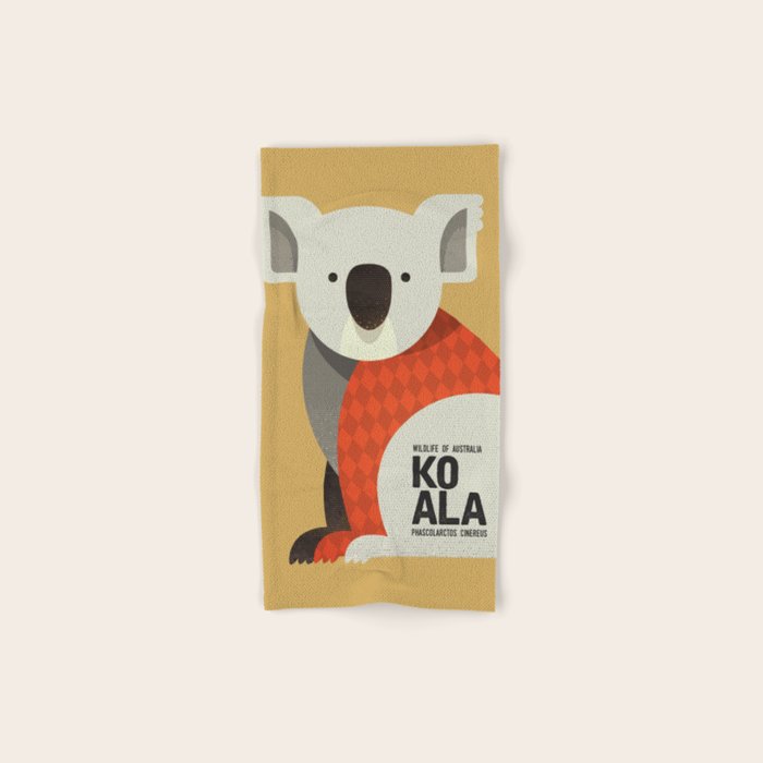 Hello Koala Bath Towel Gallery Image 1