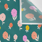 Holiday Blooms Pattern Wall Tapestry Gallery Image 3
