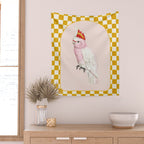 Pink Cockatoo Wall Tapestry Gallery Image 2