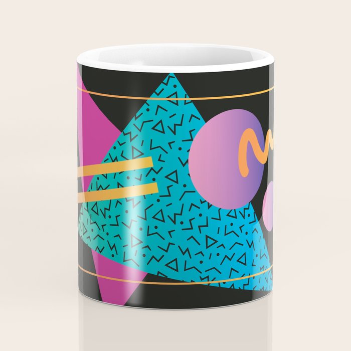 Memphis Pattern 24 - 80s / 90s Retro Coffee Mug Gallery Image 4