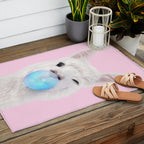 BUBBLEGUM LLAMA Outdoor Rug Gallery Image 2