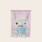 BUBBLEGUM LLAMA Wall Hanging Gallery Image 1