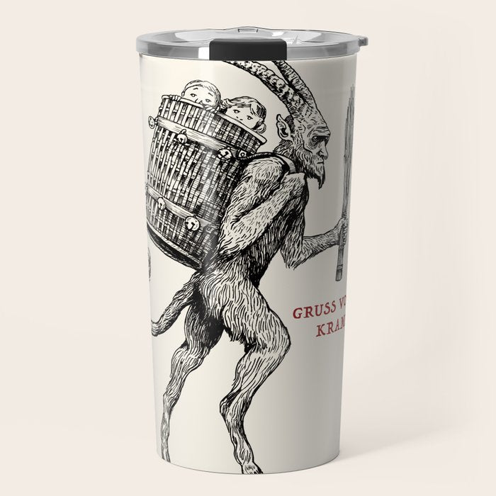 Gruss vom Krampus Travel Mug Gallery Image 1