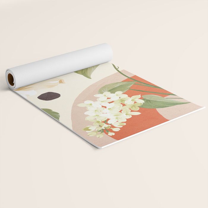 Colorful Flower Design 4 Yoga Mat Gallery Image 2
