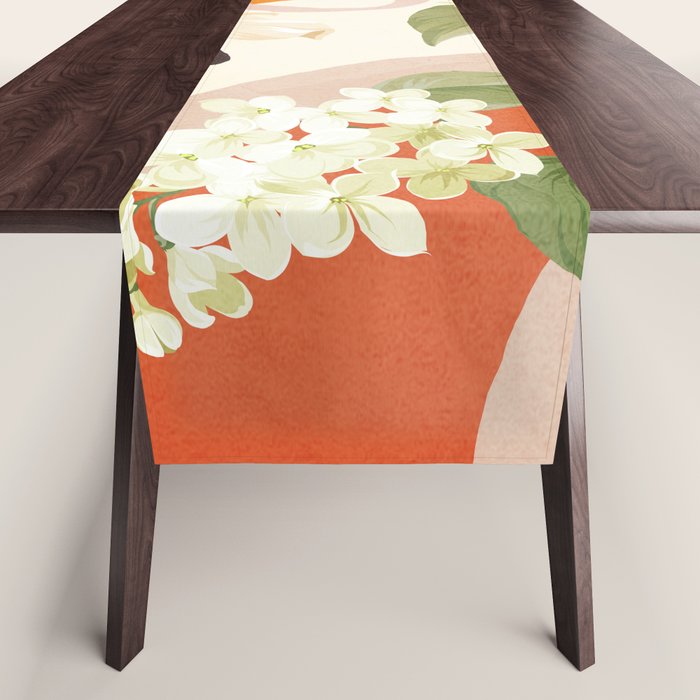 Colorful Flower Design 4 Table Runner Gallery Image 1