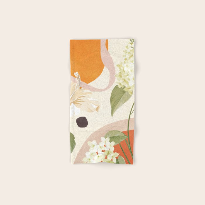 Colorful Flower Design 4 Bath Towel Gallery Image 1