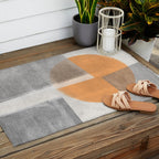 Retro Sun Graphic  Outdoor Rug Gallery Image 2