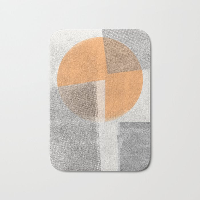 Retro Sun Graphic  Bath Mat Gallery Image 1
