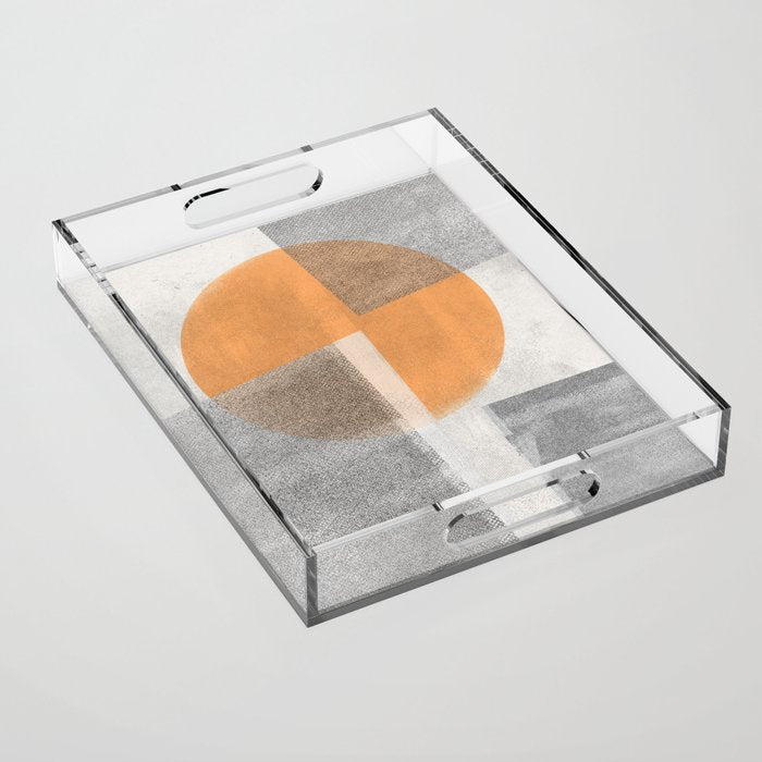 Retro Sun Graphic  Acrylic Tray Gallery Image 1