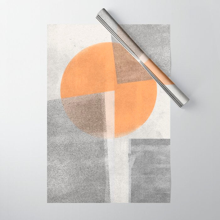 Retro Sun Graphic  Wrapping Paper Gallery Image 1