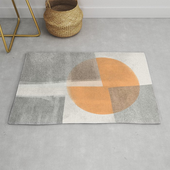 Retro Sun Graphic  Rug Gallery Image 1
