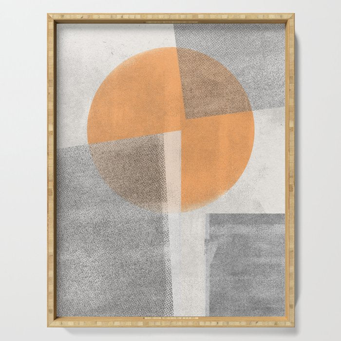 Retro Sun Graphic  Serving Tray Gallery Image 1