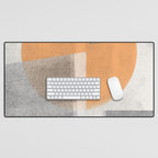 Retro Sun Graphic  Desk Mat Gallery Image 1