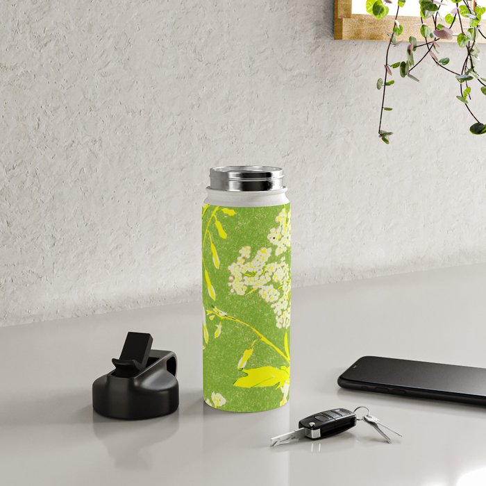 Snowdrop (green) Water Bottle Gallery Image 4