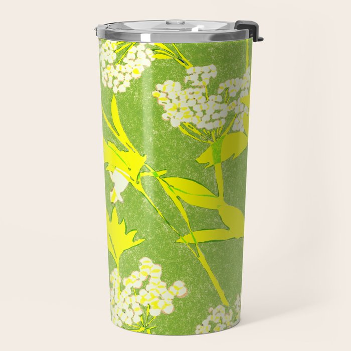 Snowdrop (green) Travel Mug Gallery Image 2