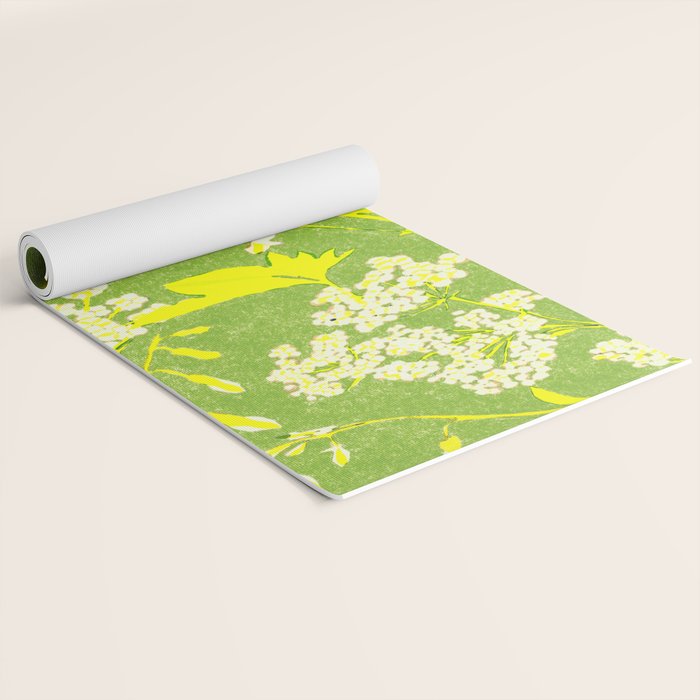 Snowdrop (green) Yoga Mat Gallery Image 2