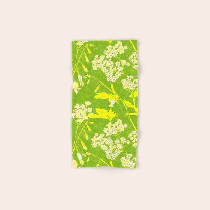 Snowdrop (green) Bath Towel Gallery Image 1