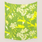 Snowdrop (green) Wall Tapestry Gallery Image 4