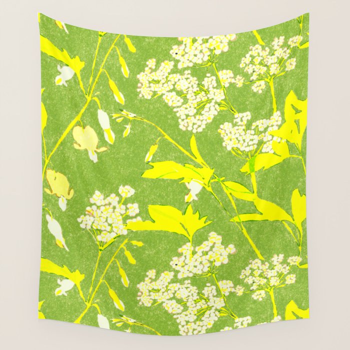 Snowdrop (green) Wall Tapestry Gallery Image 4