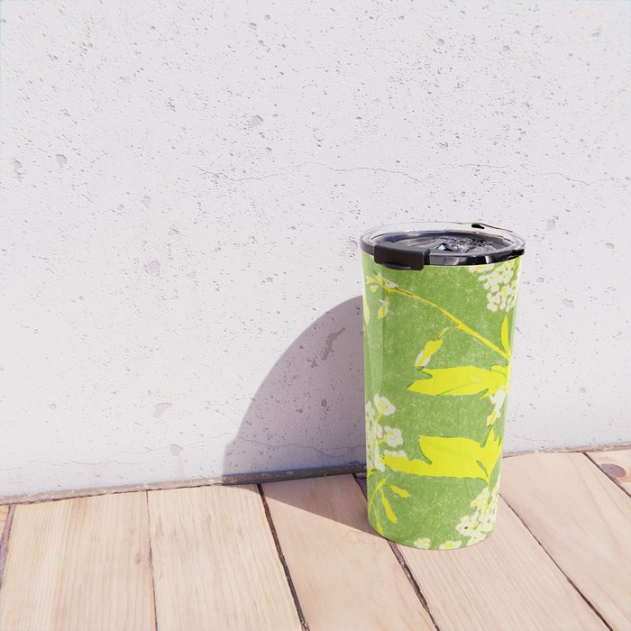 Snowdrop (green) Travel Mug Gallery Image 4