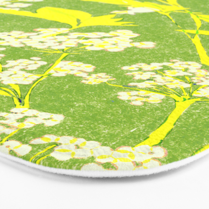 Snowdrop (green) Bath Mat Gallery Image 3