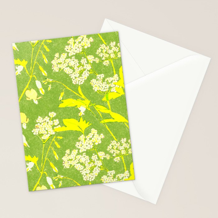 Snowdrop (green) Stationery Card Gallery Image 2