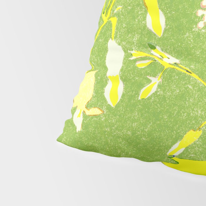Snowdrop (green) Pillow Sham Gallery Image 4