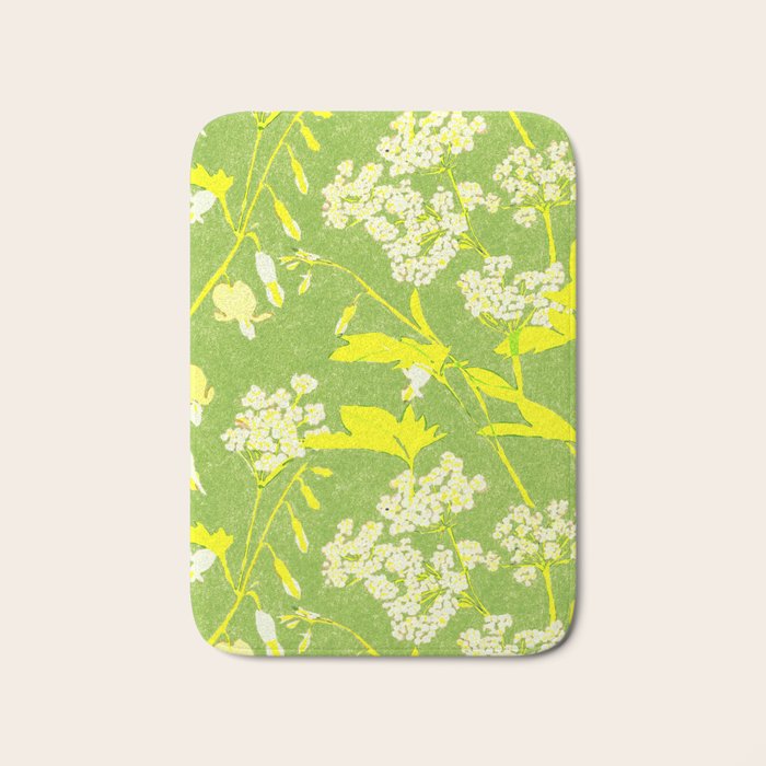 Snowdrop (green) Bath Mat Gallery Image 1