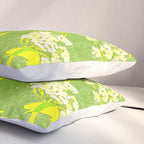 Snowdrop (green) Pillow Sham Gallery Image 3