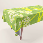 Snowdrop (green) Tablecloth Gallery Image 1