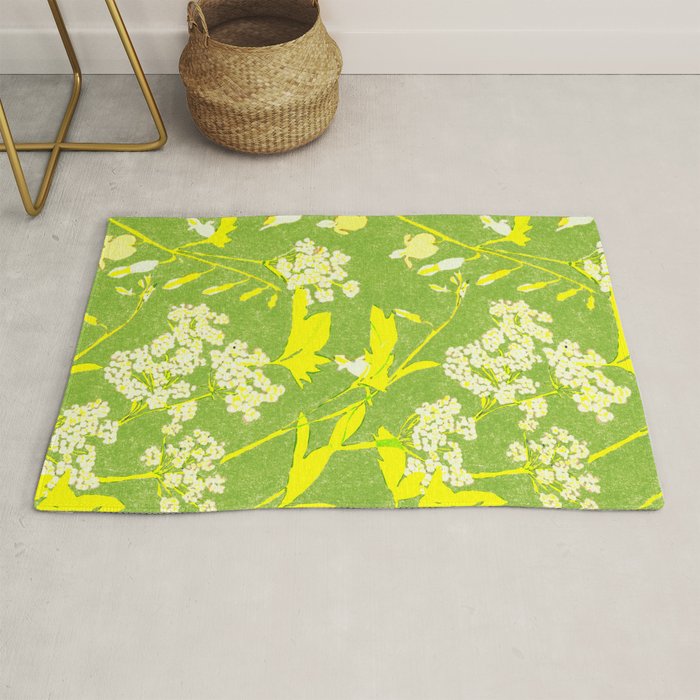 Snowdrop (green) Rug Gallery Image 1
