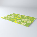 Snowdrop (green) Rug Gallery Image 3