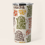 Buongiorno Retro Floral Coffee Travel Mug Gallery Image 1