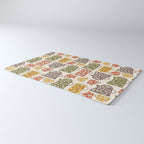 Buongiorno Retro Floral Coffee Rug Gallery Image 3