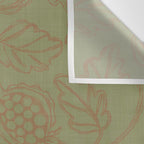 Block Print Pomegranate in Olive Wall Tapestry Gallery Image 3