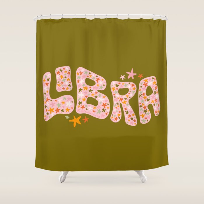 Starry Libra Shower Curtain Gallery Image 1