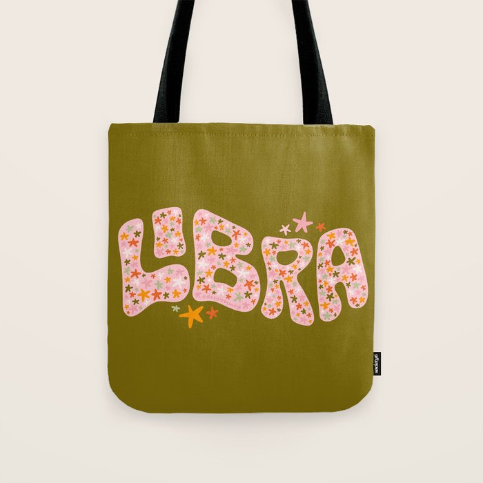Starry Libra Tote Bag Gallery Image 1