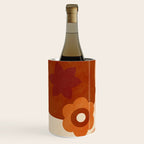 abstract retro shapes earthy organic Wine Chiller Gallery Image 1