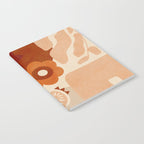 abstract retro shapes earthy organic Notebook Gallery Image 2