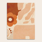 abstract retro shapes earthy organic Notebook Gallery Image 4