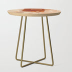 abstract retro shapes earthy organic Side Table Gallery Image 1