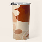 abstract retro shapes earthy organic Travel Mug Gallery Image 3