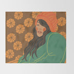 Pumpkin days Throw Blanket Gallery Image 2