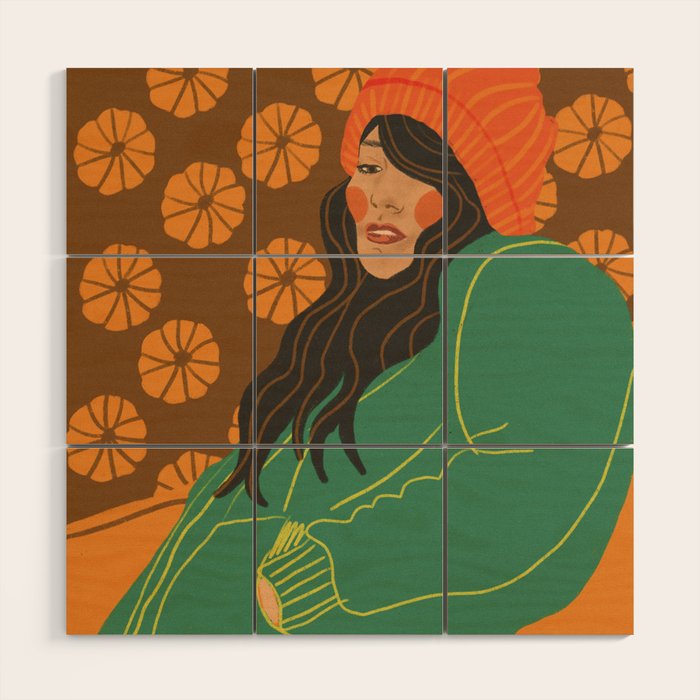 Pumpkin days Wood Wall Art Gallery Image 1