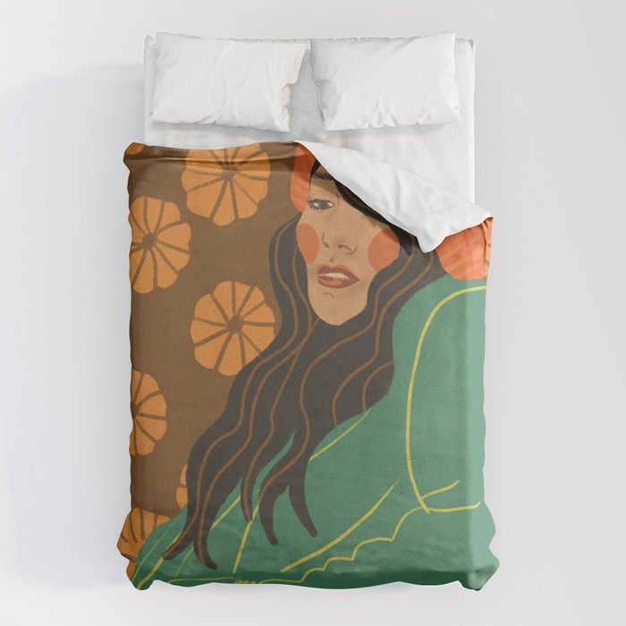 Pumpkin days Duvet Cover Gallery Image 1