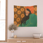 Pumpkin days Wall Tapestry Gallery Image 2