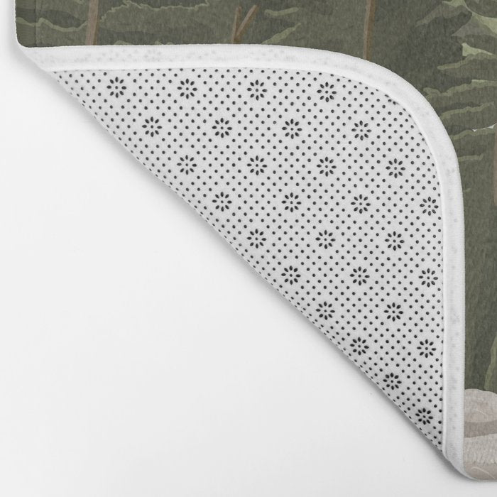 Acadia National Park, Maine, illustrated Bath Mat Gallery Image 2